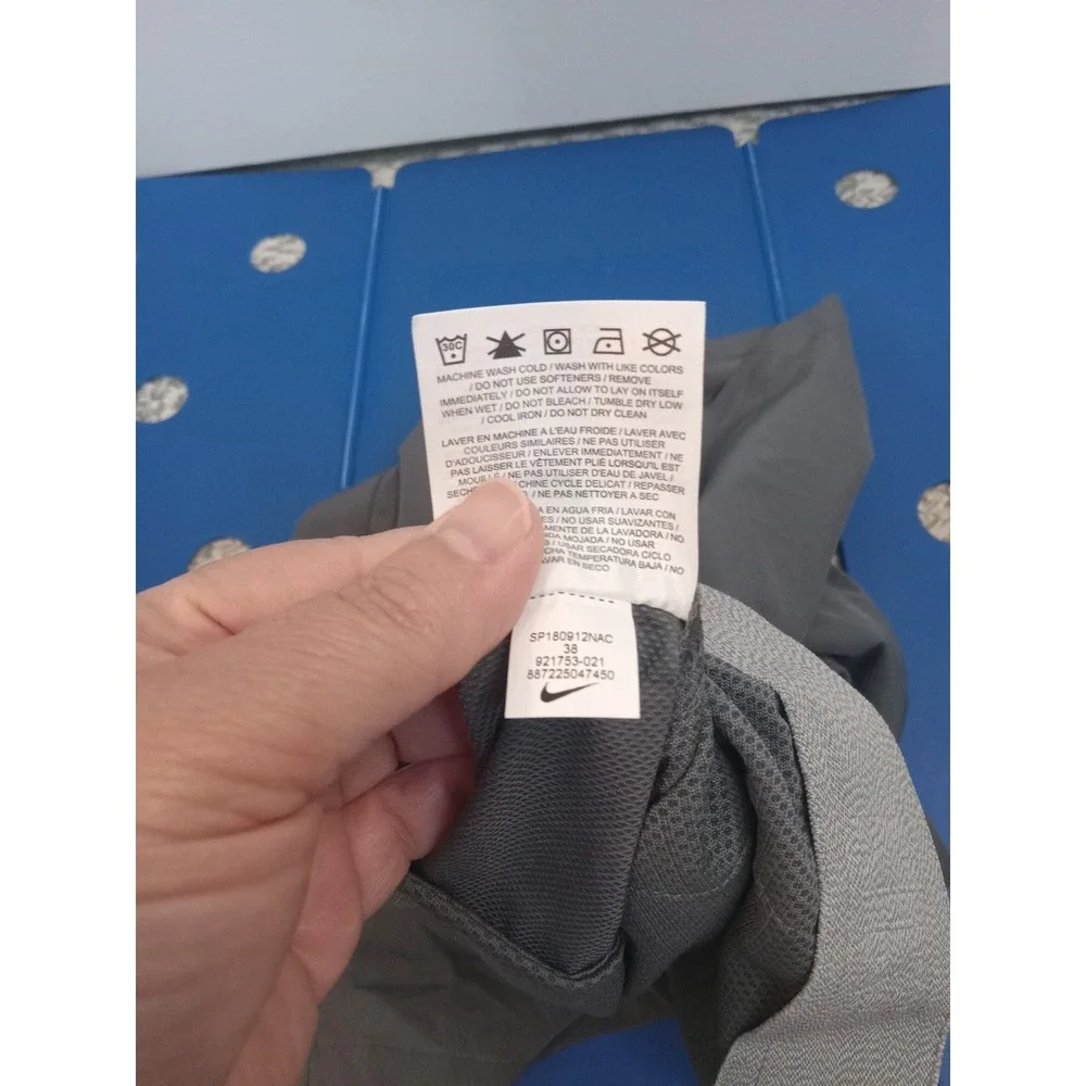 Nike Sweat Shorts Men's 38 Gray‎ Stretch Casual Athletic Swoosh Golf